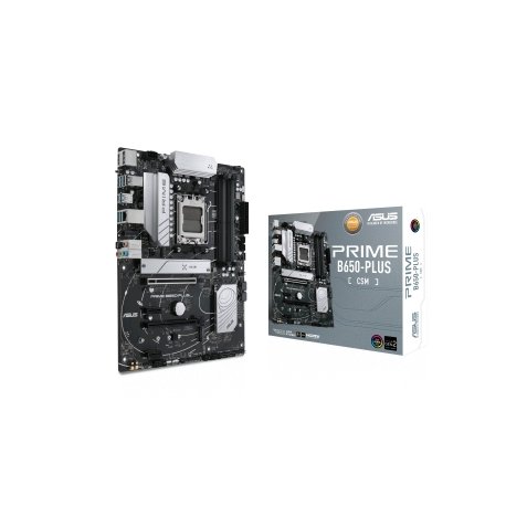 Asus Prime B650-PLUS-CSM Placa Base AMD5 4x DDR5 - HDMI, M.2, PCIe 4.0, 4x Sata III, USB 2.0, 3.2, DisplayPort, Factor ATX