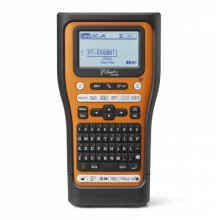 Brother PT-E560BTVP Rotuladora Electronica Bluetooth - Con Conexion a PC - Pantalla LCD - Ancho Max. de Cinta 18mm - Color Negro/Naranja