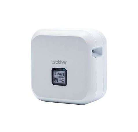 Brother PT-P710BTH Cube Rotuladora Electronica Portatil Bluetooth USB - Resolucion 180ppp - Velocidad 20mms - Bateria Recargable - Color Blanco