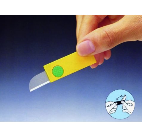 Olfa Mini-Cortador de Bolsillo PETIT - Tipo UÃ±a de Gato - TamaÃ±o 50x20mm (40 uds)