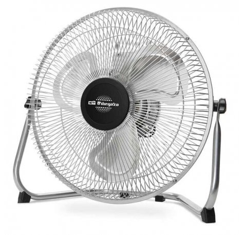 Orbegozo PW 1230 Ventilador Industrial Potente y Seguro - 3 Velocidades de Ventilacion - Motor Eficiente y Bajo Consumo - Rejilla de Proteccion - Asa de Transporte - Base Estable