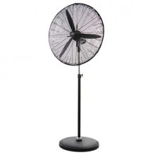 Orbegozo PWS 0168 Ventilador Industrial de Pie Potente y Portatil - Potencia de 150W - Oscilacion y Altura Regulable - Mando a Distancia - Asa de Transporte