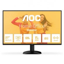 AOC Q27B35S3 Monitor 27" LED IPS QHD 124Hz HDR10 - Respuesta 4ms - HDMI, Displayport - VESA 100x100mm - Color Negro AOC Q27B35S3 Monitor 27" LED IPS QHD 124Hz HDR10 - Respuesta 4ms - HDMI, Displayport - VESA 100x100mm - Color Negro