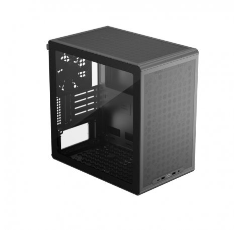 Cooler Master Qube Q300L Caja MicroATX - 2x USB-A 3.2 1x USB-C 3.0 1x Audio y Micro - Ventana Lateral - Color Negro