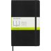 Moleskine Classic Libreta de Tapa Blanda - Papel Marfil Liso - 70g/m2 - Apertura 180Âº - Esquinas Redondeadas - Marcapaginas - Bolsillo Interior Extensible - Cierre Elastico - 13x21cm - Color Negro