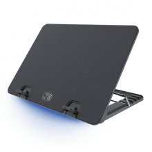 Cooler Master Ergo Stand IV Base de Refrigeracion para Portatil hasta 17" - 1 Ventilador Silencioso - 5 Niveles de Inclinacion - Tira Led Azul Cooler Master Ergo Stand IV Base de Refrigeracion para Portatil hasta 17" - 1 Ventilador Silencioso - 5 Niveles de Inclinacion - Tira Led Azul