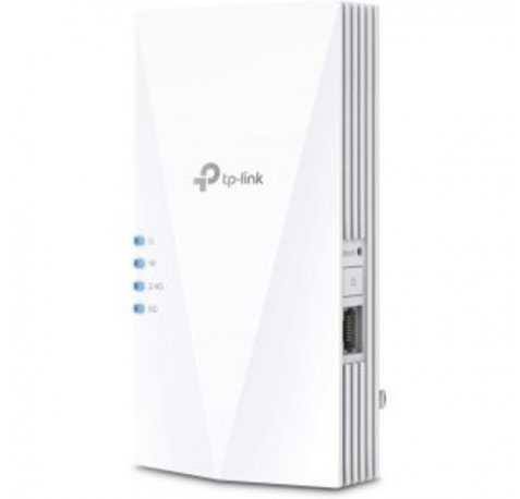 TP-Link RE580X Extensor WiFi de Doble Banda - Velocidad hasta 1.5Gbps - Configuracion Sencilla con WPS o App - WiFi AX1500 - Ethernet - Color Blanco