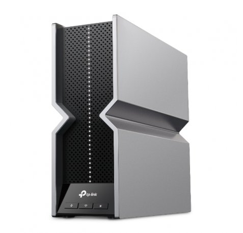 TP-Link RE800BE Repetidor WiFi 7 Tribanda BE19000 - Velocidad 19Gbps - 8 Antenas Internas - Configuracion Sencilla con WPS o App - MLO - Ethernet - Color Negro y Gris