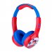 Redlox by Chuster Hero Auriculares Bluetooth 5.4 - Altavoz 40mm - Bateria 200mAh - Autonomia hasta 16h - Alcance 10m - 32Ohm - Sensibilidad 85dB - Color Rojo y Azul