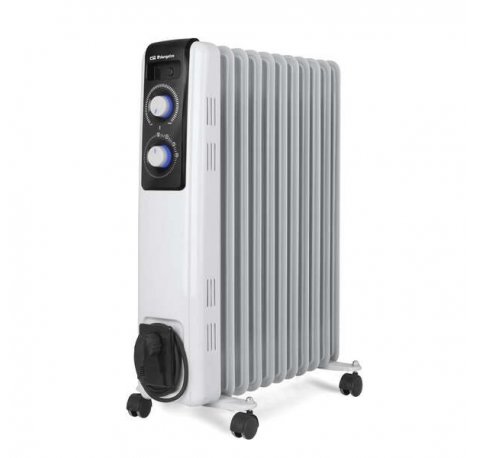 Orbegozo RF Radiador de Aceite Confort Series - Potencia Ajustable - Alta Inercia Termica - Seguro y Silencioso - Facil de Transportar - Diseño Moderno