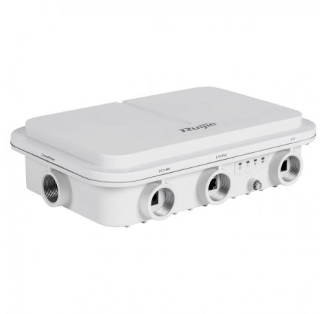 Ruijie RG-AP680(CD) Punto de Acceso para Exterior - Doble Banda - PoE - Ethernet - 1.8Gbps - WiFi 6 AX1800 - Antenas Internas - Color Blanco