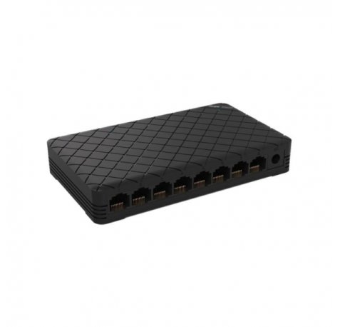 Ruijie RG-ES08G-L Switch No Gestionado - 8 Puertos - Velocidad hasta 1Gbps - Carcasa de Plastico - Color Negro