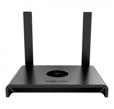 Ruijie RG-EW300N Router - 4 Puertos - Velocidad Inalambrica hasta 300Mbps - WiFi - Gestion en la Nube - Color Negro