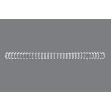 GBC Wirebind Pack de 100 Alambres de Encuadernacion 6mm para Paso 3:1 Redondo o Cuadrado - Formato A4 - Para 34 Orificios - Encuaderna hasta 55 Hojas - Color Blanco GBC Wirebind Pack de 100 Alambres de Encuadernacion 6mm para Paso 3:1 Redondo o Cuadrado - Formato A4 - Para 34 Orificios - Encuaderna hasta 55 Hojas - Color Blanco