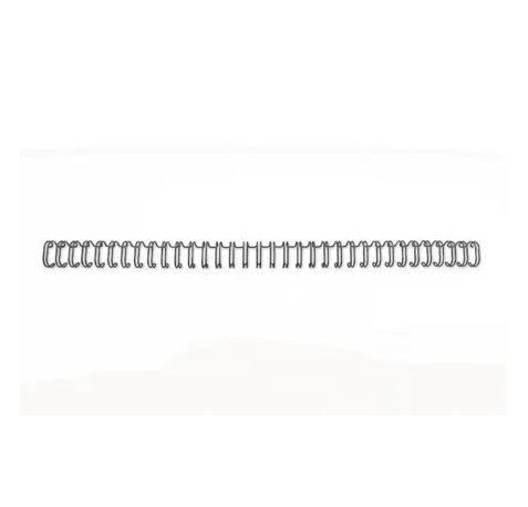 GBC Wirebind Pack de 100 Espirales para Encuadernacion de Alambre 11mm A4 - Para 34 Orificios - Hasta 100 hojas - Profesional Duradero Flexible - Color Negro
