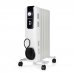Orbegozo RH Serie Radiador Compacto - Potente y Silencioso - 3 Niveles de Potencia - Termostato Regulable - Termofusible de Seguridad - Luces Led - Ruedas Pivotantes y Asa para Transporte