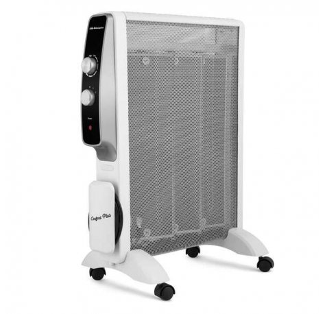 Orbegozo Radiador de Mica RMN 1575 - Potente y Seguro - Calor Instantaneo en 1 Minuto - Ajuste de Potencia y Termostato - Sistema Antivuelco y Proteccion contra Sobrecalentamiento