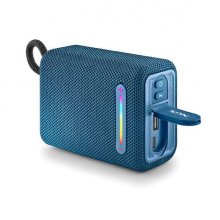 NGS Roller Furia 1 Altavoz Bluetooth 15W TWS - Iluminacion RGB - Autonomia hasta 9h - Resistencia al Agua IPX6 - Color Azul
