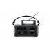 Thomson Radio Solar Portatil SOS - AM/FM - Bateria de 8000mAh - Linterna de Emergencia - 3 Modos de Carga - Funcion Powerbank - Color Gris