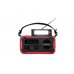 Thomson Radio Solar Portatil SOS - AM/FM - Bateria de 8000mAh - Linterna de Emergencia - 3 Modos de Carga - Funcion Powerbank - Color Rojo