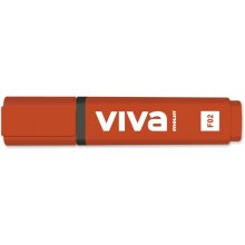 Molin Viva Marcador Fluorescente - Trazo entre 1 y 5mm - Tinta con Base de Agua - Color Rojo (10 uds)