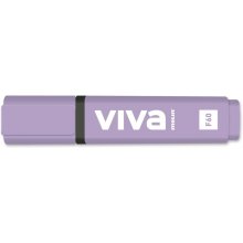 Molin Viva Marcador Fluorescente - Trazo entre 1 y 5mm - Tinta con Base de Agua - Color Violeta (10 uds)