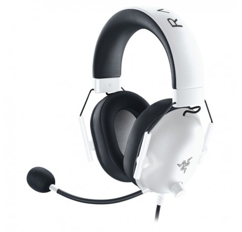 Razer BlackShark V2 X Auriculares Gaming - Microfono Cardioide Razer HyperClear - Sonido 7.1 - Cancelacion Pasiva de Ruido - Multiplataforma - Conexion Jack3.5 - Color Blanco