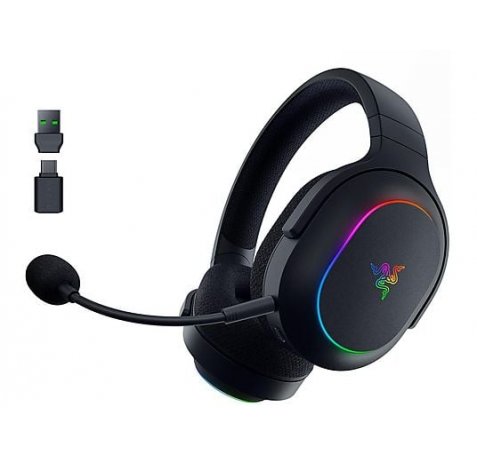 Razer Barracuda X Chroma Auriculares Gaming Inalambricos - Sonido 7.1- Microfono extraible - 2,4GHz Hyperspeed Wireless / Bluethooth 5.3- RGB - Negro