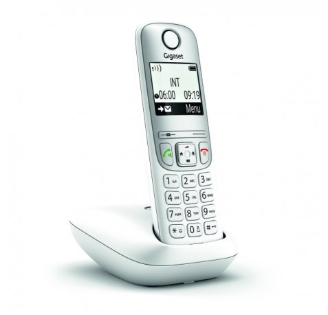 Gigaset A690 Telefono Inalambrico Dect - Identificador de Llamadas - Manos Libres - Control de Volumen - Color Blanco