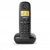 Gigaset Basic 100 Telefono Inalambrico Dect con Identificador de Llamadas - Bloqueo de Llamadas - Pantalla Retroilluminada - Color Negro