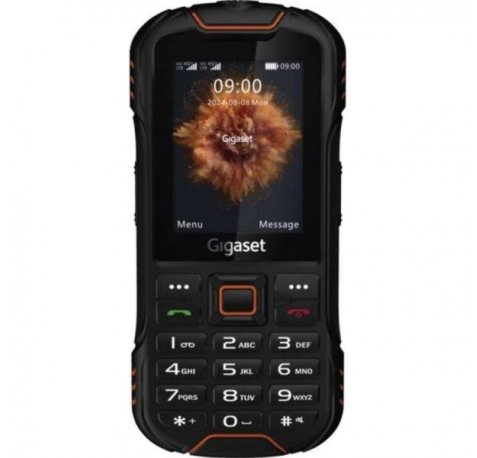 Gigaset GLX8 Plus Telefono Movil Rugerizado para Mayores Pantalla 2.4" - 4G - IP68 - Bateria 2500 mAh - Color Negro