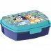 Safta Bluey Sandwichera - PVC sin BPA - Cierre Hermetico a Presion - Rectangular - Color Azul