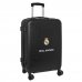Safta Real Madrid Maleta Trolley Mediana 24" Rigida - Candado - Asa Telescopica de PVC con Goma - 4 Ruedas 360Âº - 40x63x26cm - Color Negro