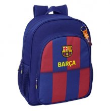 Safta F.C.Barcelona Mochila Infantil de 15L - Adaptable a Carro - 2 Compartimentos - Portabotellas - 32x38x12cm - Color Rojo y Azul