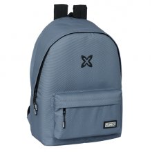 Safta Munich Basicos Mochila para Portatil 15.6" - Conector USB - 2 Compartimentos - 31x44x18cm - Color Gris