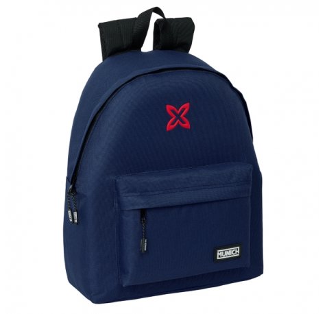 Safta Munich Basicos Mochila - Asa de Mano - 33x42x15cm - Color Azul Marino