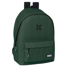 Safta Munich Basicos Mochila para Portatil 15.6" - Conector USB - 2 Compartimentos - 31x44x18cm - Color Verde