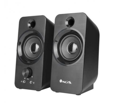 NGS Altavoces Multimedia USB 2.0 12W - Conexion Jack 3.5mm - Controles en Altavoz