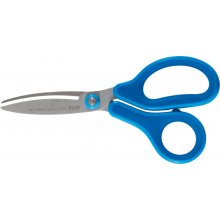 Plus Fitcut Curve Kids Tijera Escolar 14.5 cm - Hojas Curvas - Punta Redondeada - Ergonomica - Uso Diestro - Color Azul (10 uds)