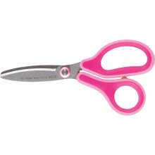 Plus Fitcut Curve Kids Tijera Escolar 14.5 cm - Hojas Curvas - Punta Redondeada - Ergonomica - Uso Diestro - Color Rosa (10 uds)