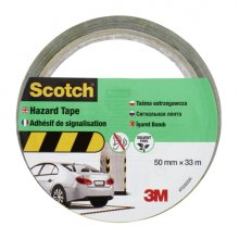 Scotch Cinta Adhesiva de Marcaje - 50mm x 33m - Color Negro/Amarillo