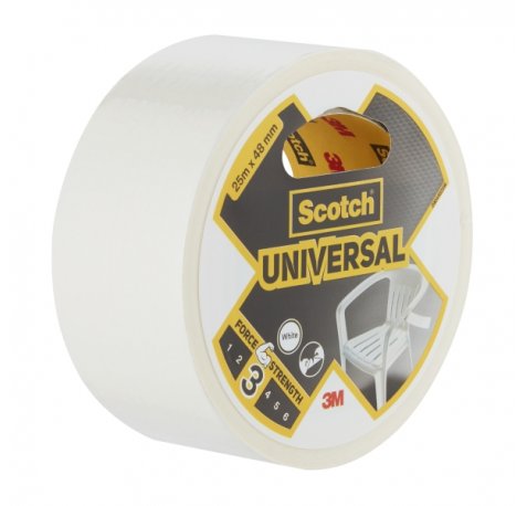 Scotch Cinta Adhesiva Americana - Â 48mm x 25m - Color Blanco