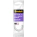 Scotch Giftwrap Pack de 2 Cintas Adhesivas Satinada - 19mm x 7.5m - Especial para Envolver Regalos - Color Transparente