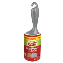 Scotch-Brite Everyday Clean Rodillo Quitapelusas Adhesivo - 75 Hojas - Color Negro Scotch-Brite Everyday Clean Rodillo Quitapelusas Adhesivo - 75 Hojas - Color Negro