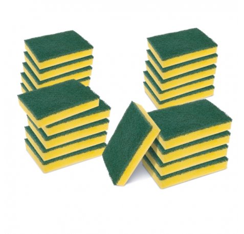 Scotch-Brite Classic Pack de 20 Estropajos de Cocina - Color Amarillo