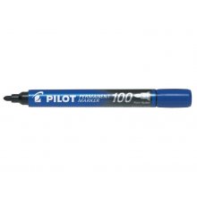 Pilot Rotulador Permanente 100 - Punta Fina de Bala 4,5mm - Trazo 1mm - Color Azul Pilot Rotulador Permanente 100 - Punta Fina de Bala 4,5mm - Trazo 1mm - Color Azul
