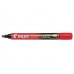 Pilot Rotulador Permanente 400 - Punta Biselada 4,5mm - Trazo 4mm - Color Rojo
