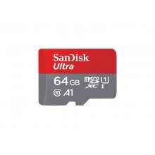 Sandisk Ultra Tarjeta Micro SDXC 64GB UHS-I A1 Clase 10 con Adaptador
