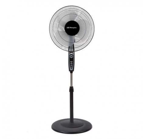 Orbegozo SF 0148 Ventilador de Pie - Base Estable - Portatil y Seguro - 3 Velocidades de Ventilacion - Cabezal Oscilante - Potente y Silencioso