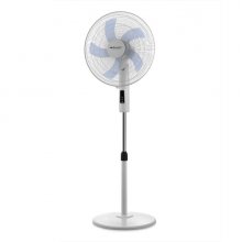 Orbegozo SF 1240 Ventilador de Pie - 3 Velocidades - 45W - Gran Caudal de Aire - Funcion Oscilante - Cabezal Inclinable - Altura Regulable - Panel Tactil - Temporizador Hasta 12 Horas - Mando a Distancia - Color Blanco